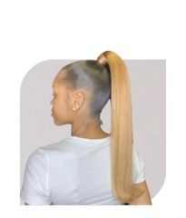 Luxury - Long Straight Clip In Ponytail - 20",24",26"
