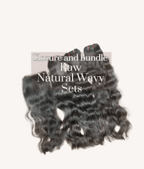Bundle and frontal set -Straight - Raw