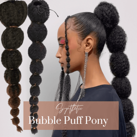 Fibre braiding hair - Bubble Puff Pony