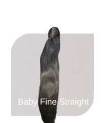 Luxury- Straight Clip In Ponytail  14","16",18"