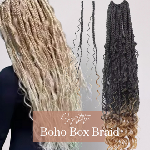 Fibre braiding hair -Boho Box Braid