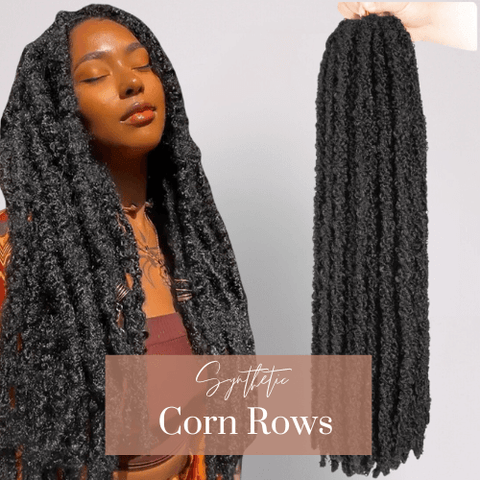 Fibre braiding hair -Corn Row